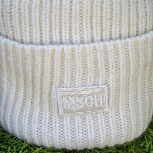 NWT MSCH Moss Copenhagen Wool Blended Kara Badge Beanie / Winter Hats - Picture 4 of 9